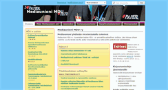 Desktop Screenshot of mediaunioni.fi